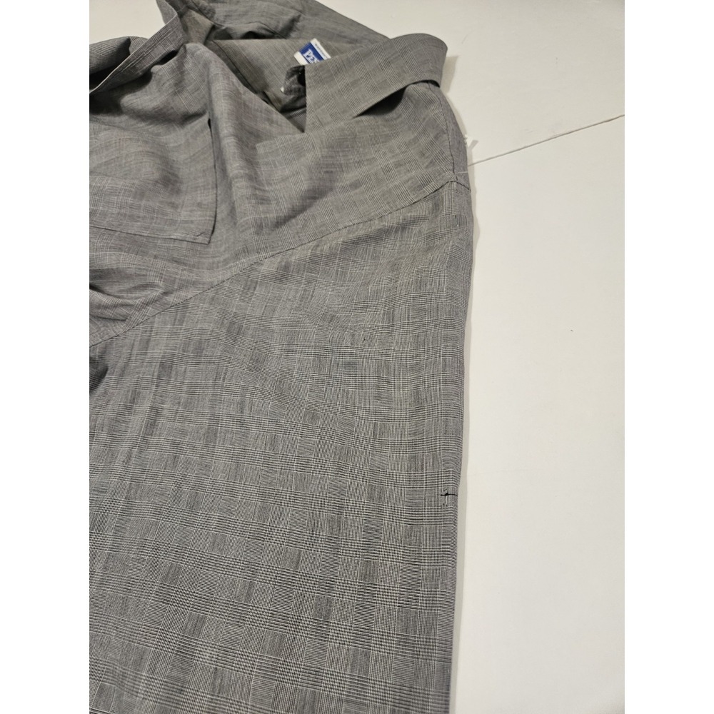 Pendleton Plus Women's 16W Grey Glen Plaid Button Down 100% Cotton Long Sleeve - Picture 9 of 12